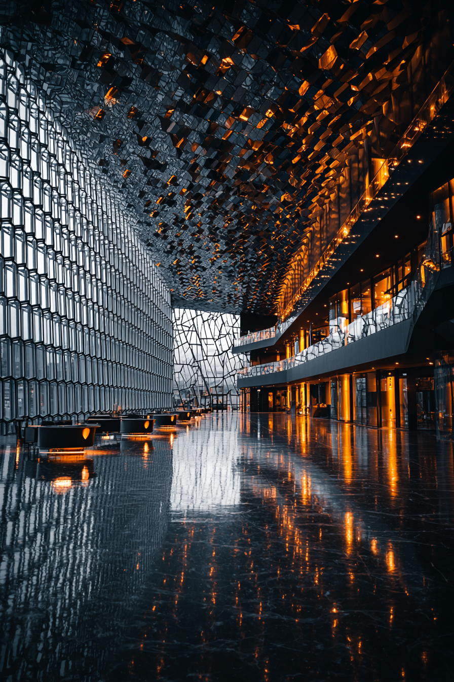 Moderne Moderne Innenraum Mit Anspruchsvoller Beleuchtung Und Wanddesign | Moderne Architektur | Architektur