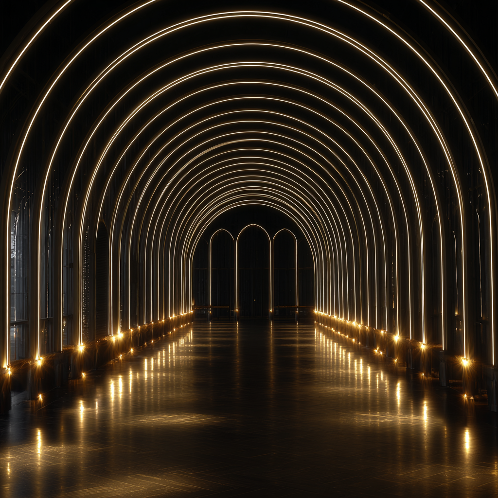 Moderne Illuminierten Bogen Flur Moderne | Moderne Architektur | Architektur