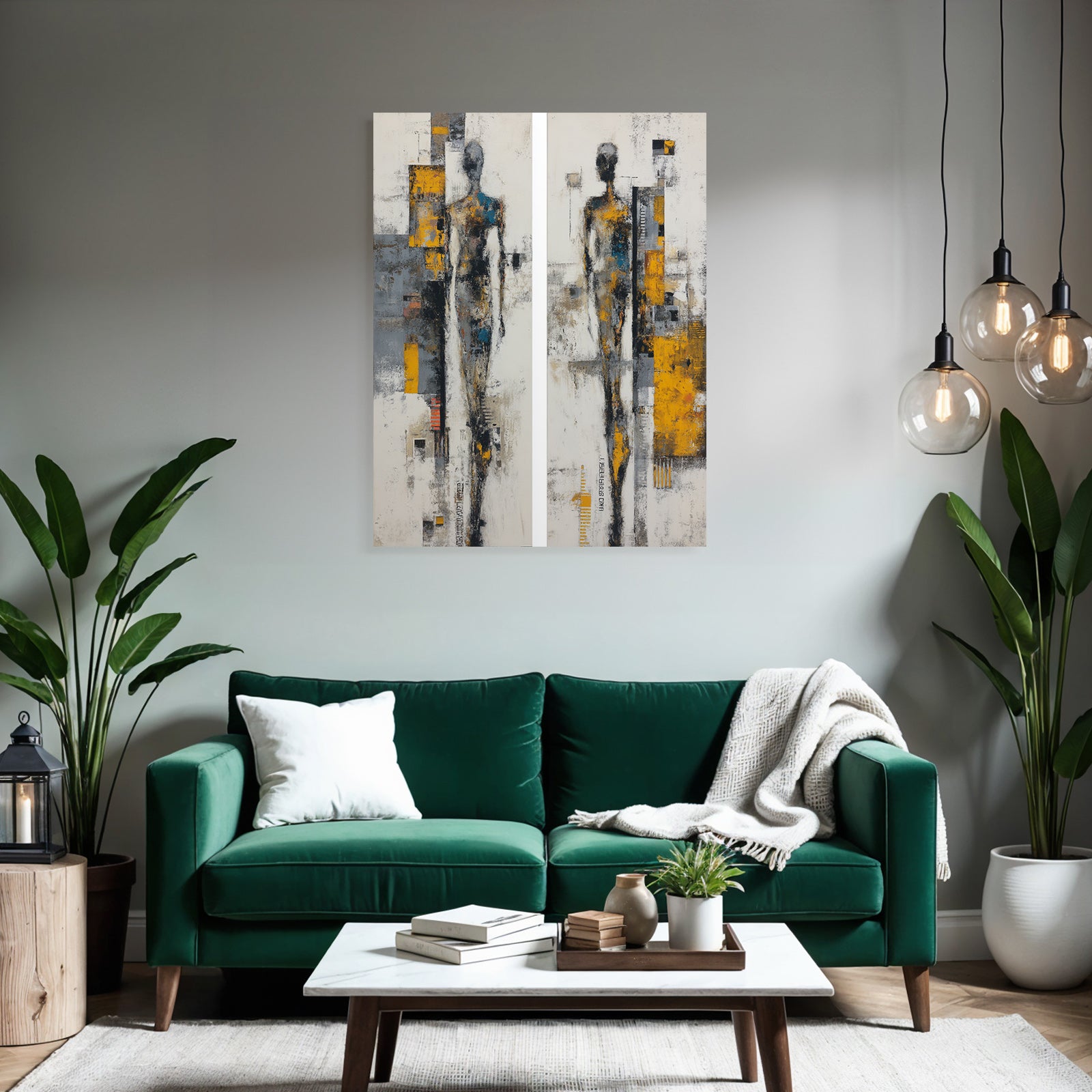 Modern Art Abstract Figures Geometric Shapes