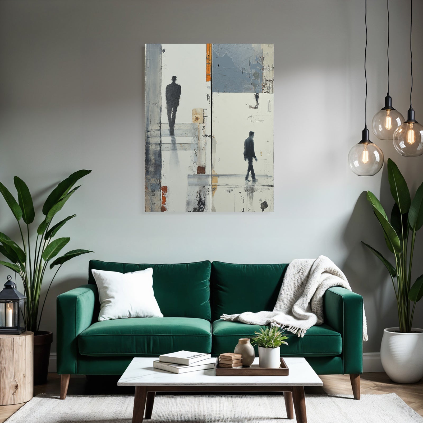 Silhouette Bewegung Kunstwerk