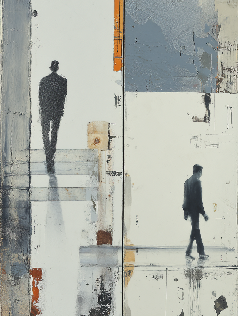 Silhouette Bewegung Kunstwerk | Industrial | Einrichtungsstile