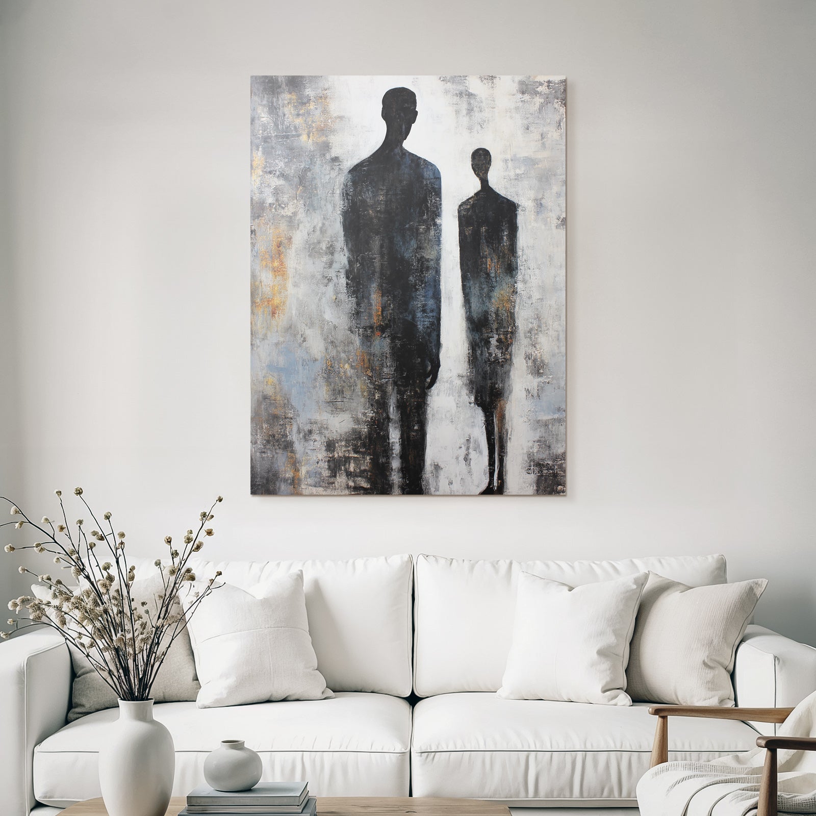 Silhouette Figuren Abstract Hintergrund