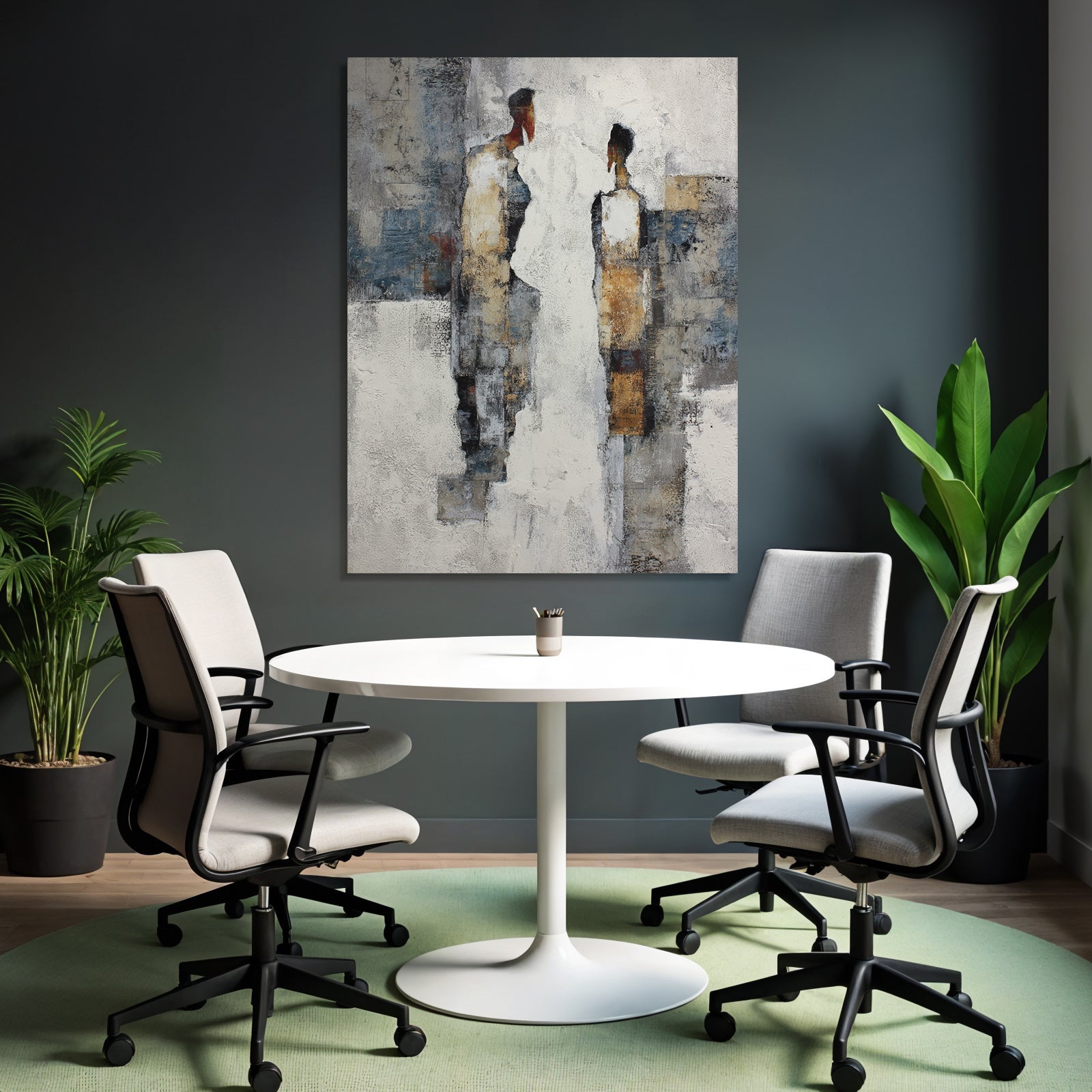 Silhouette Figuren Abstract