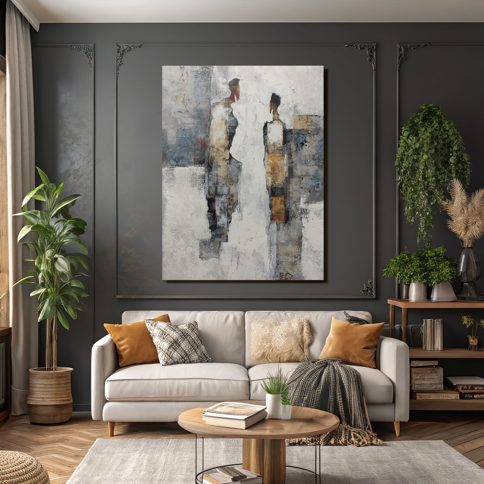 Silhouette Figuren Abstract