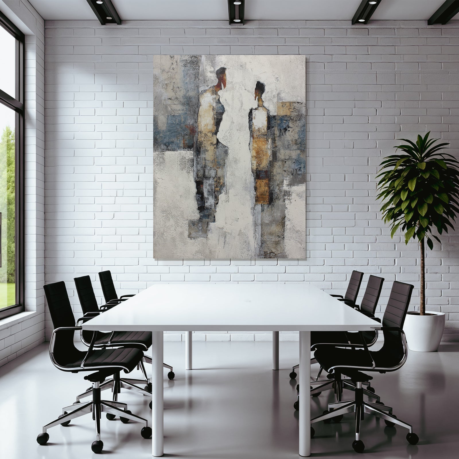 Silhouette Figuren Abstract