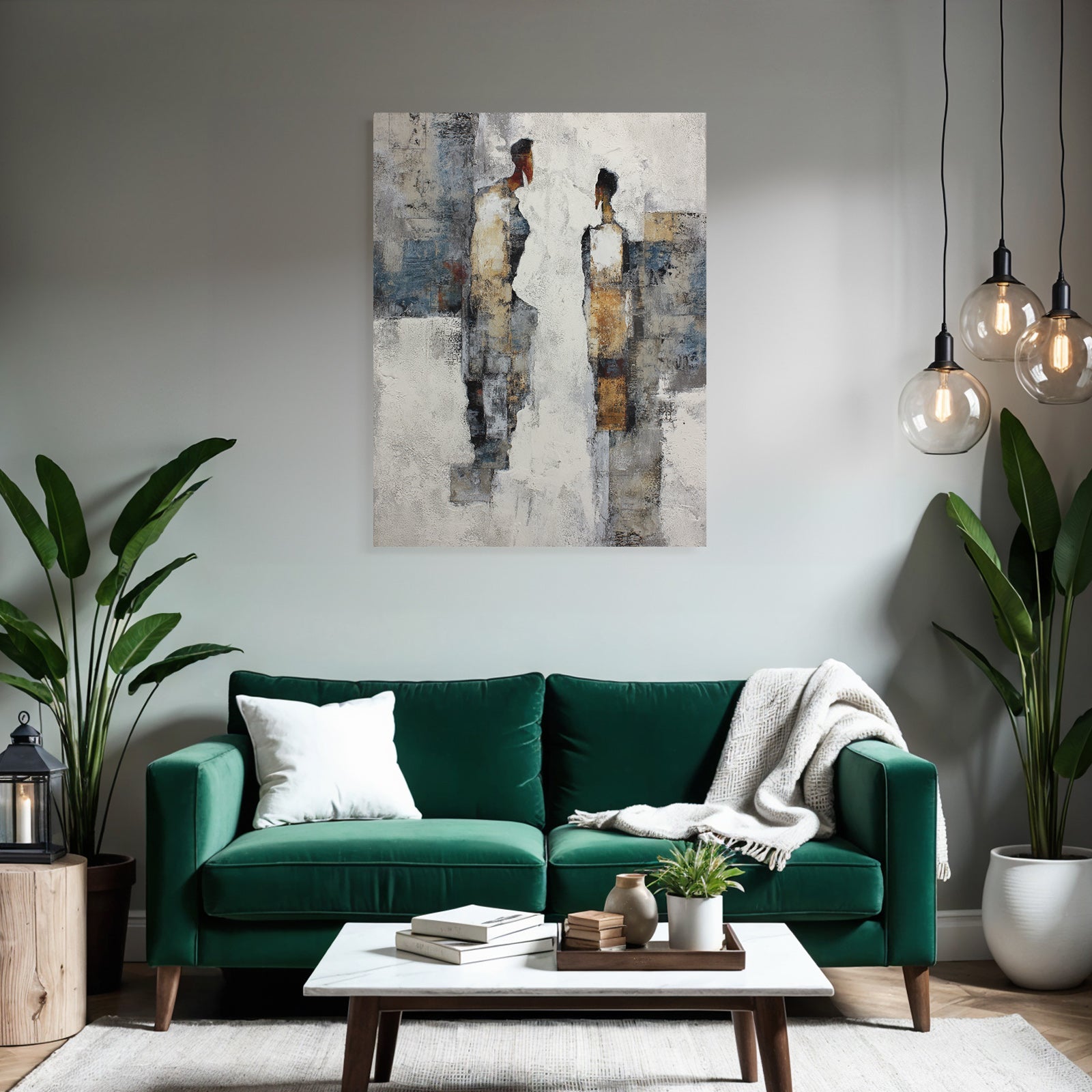 Silhouette Figuren Abstract