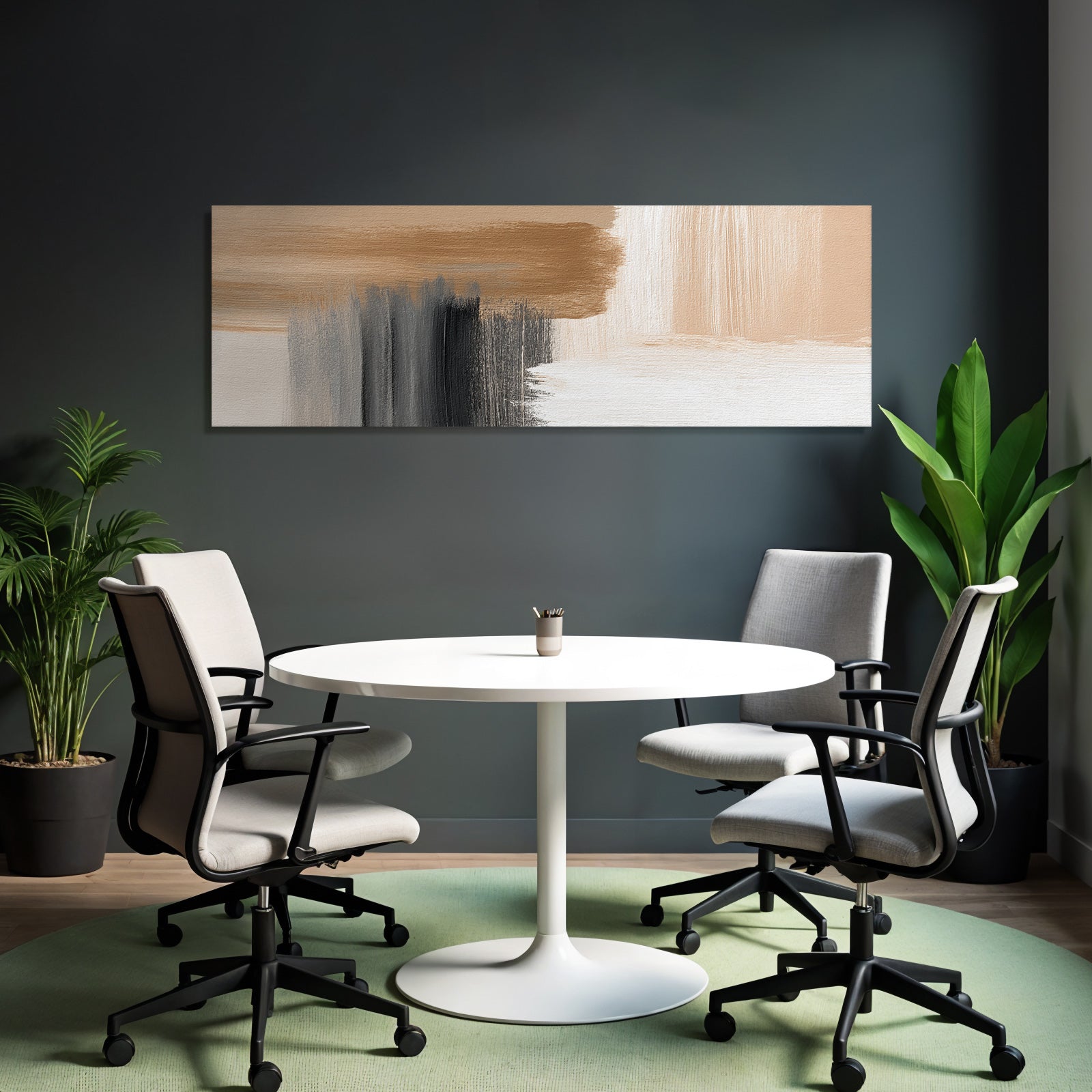 Abstract Painting Earth Tones and Textures