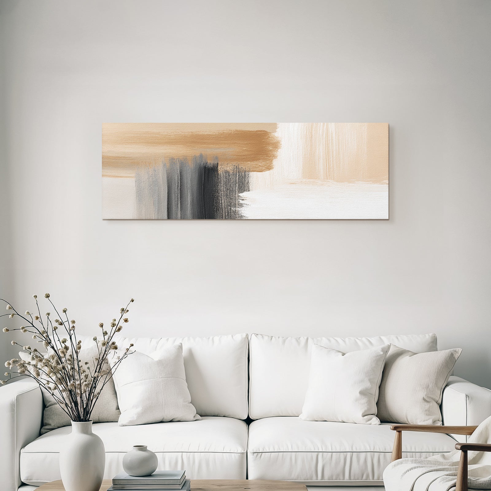 Abstract Painting Earth Tones and Textures