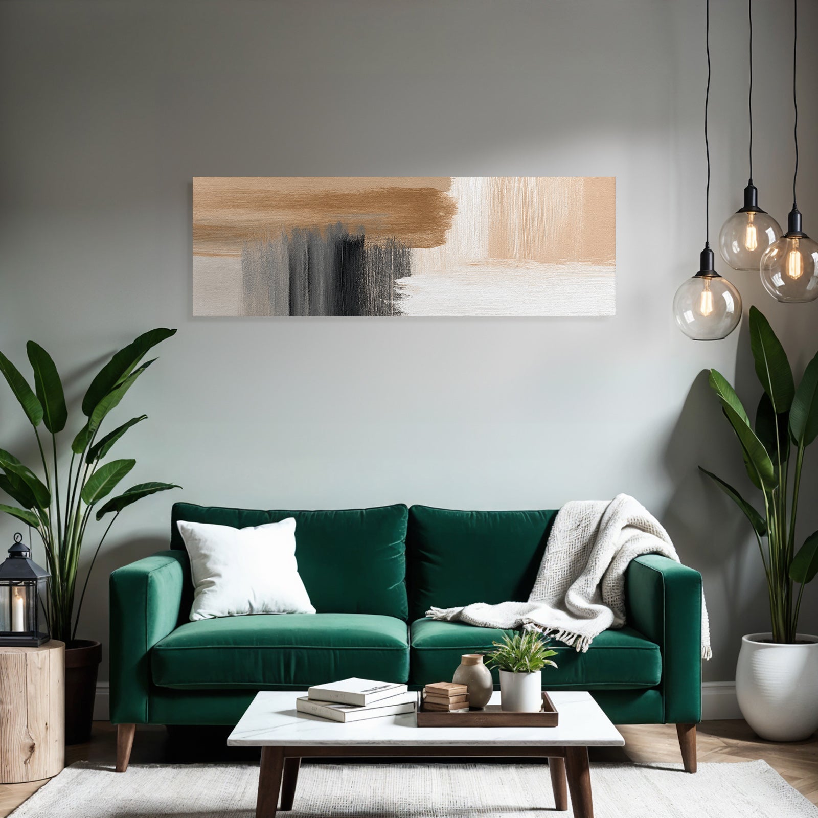 Abstract Painting Earth Tones and Textures