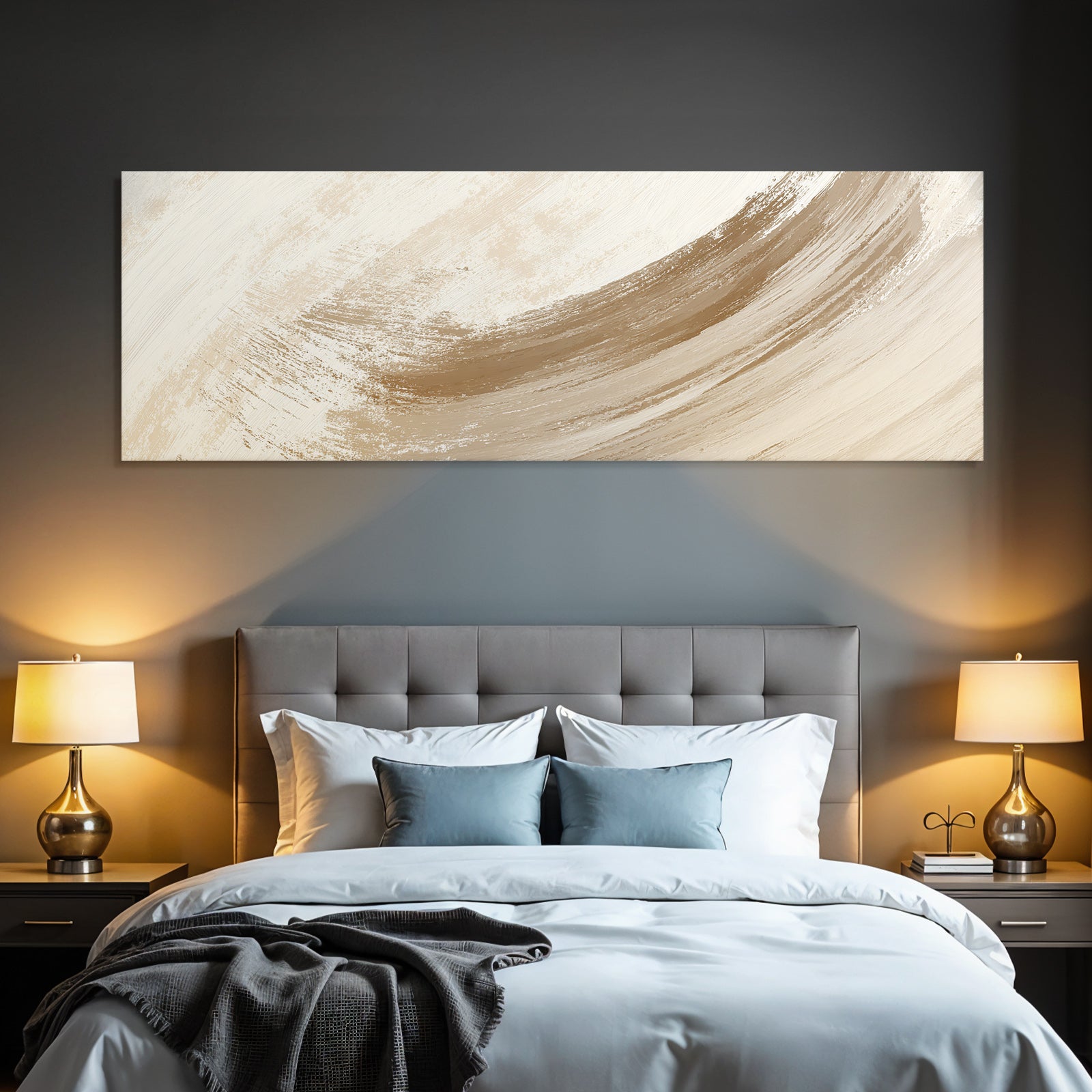Abstract Painting With Neutral Colors