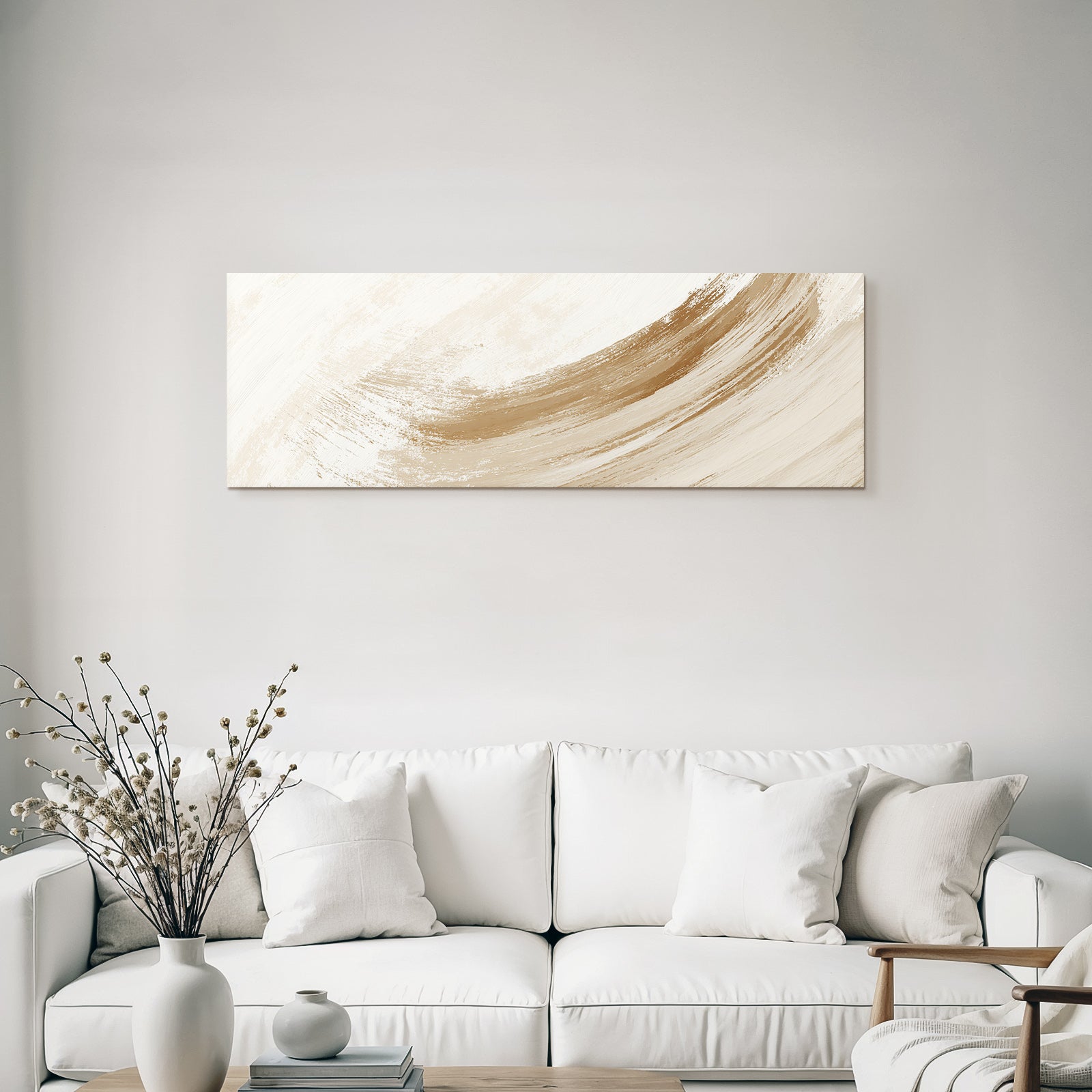 Abstract Painting With Neutral Colors