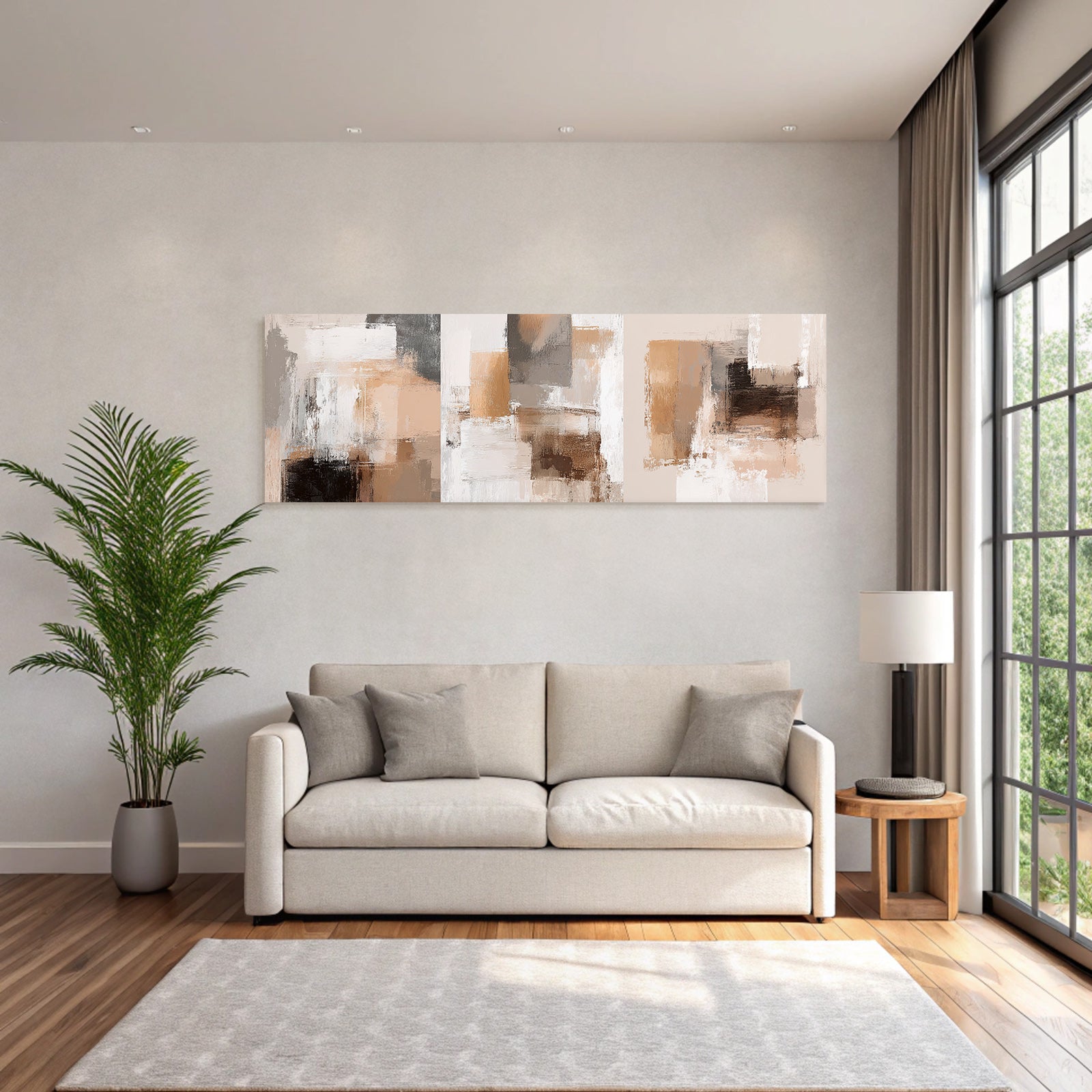 Abstract Art Work Soft Colors