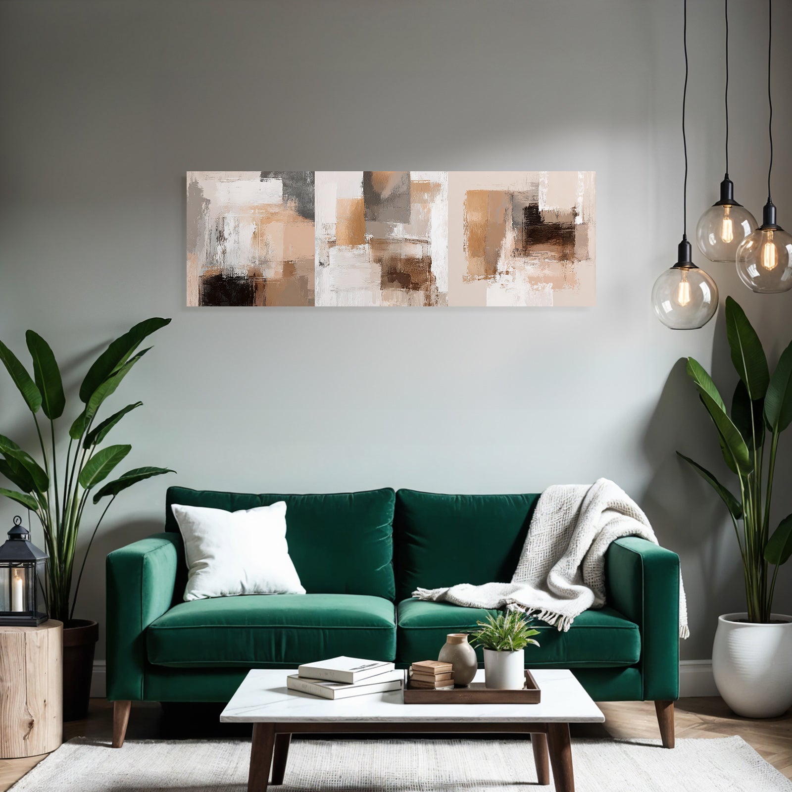 Abstract Art Work Soft Colors