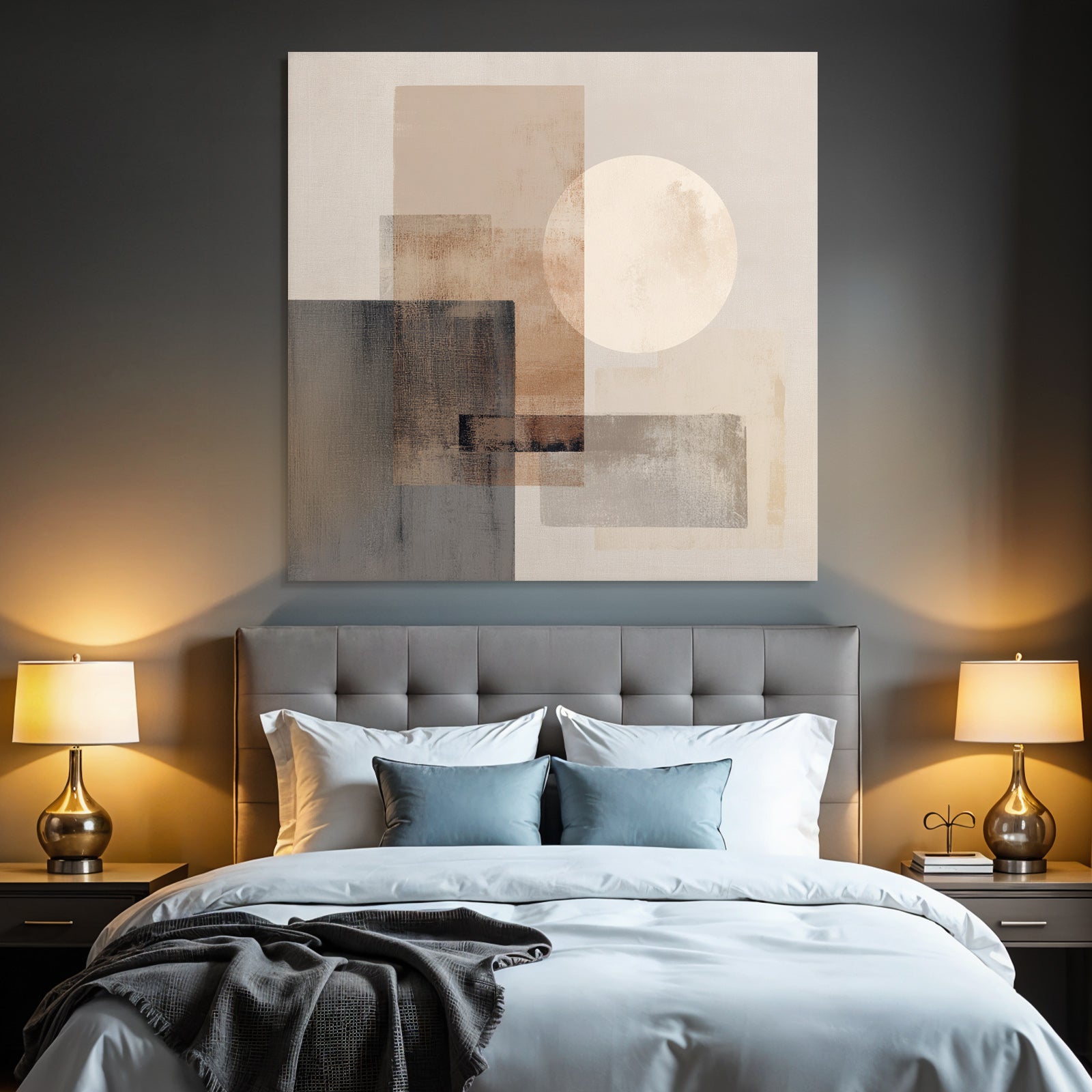 Geometric Shapes Circle Abstract Earth Tones