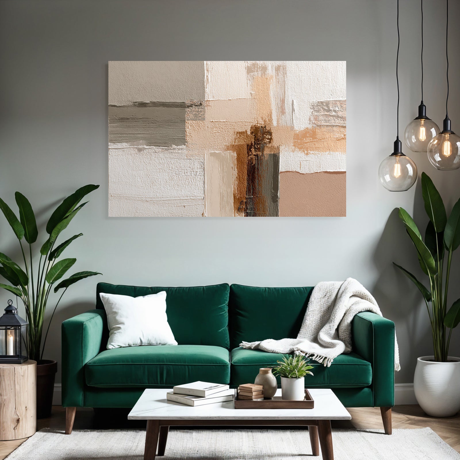 Abstrakte Kunst Mit Verschiedenen Texturen Und Farben
