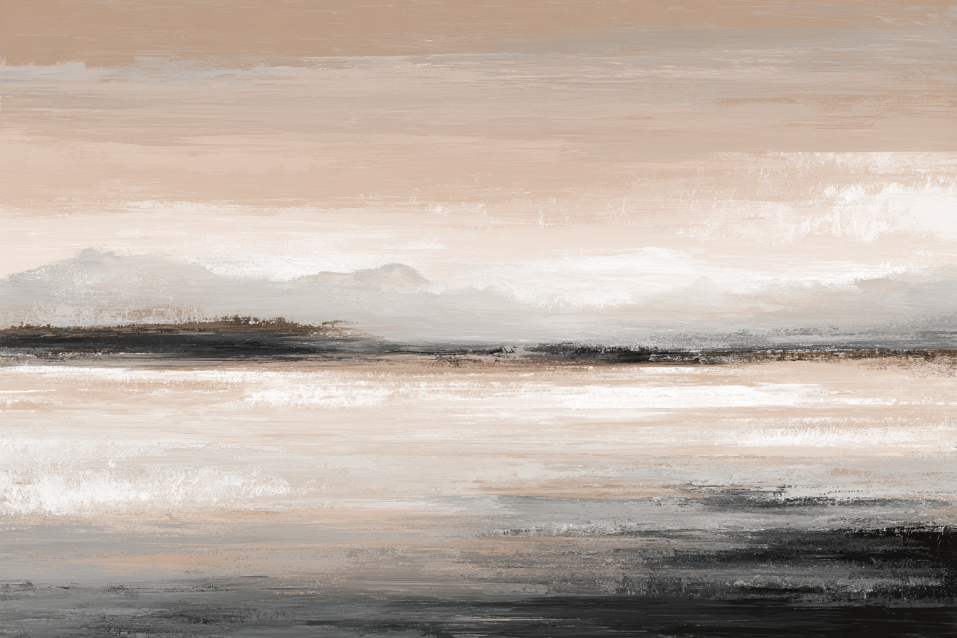 Abstrakte Landschaft Minimalistisches Design | Japandi | Einrichtungsstile