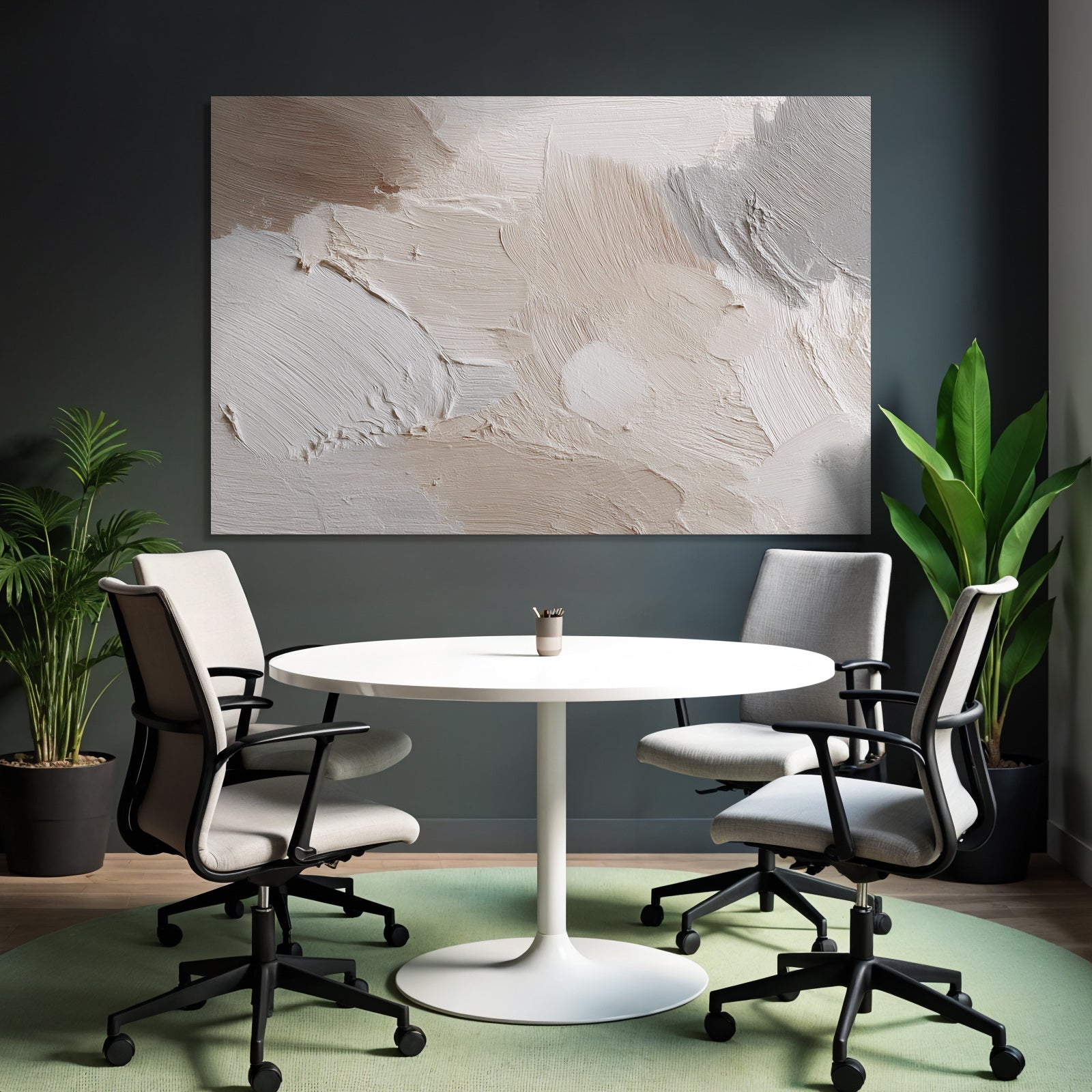 Abstract Texture Cream Beige Gray Color