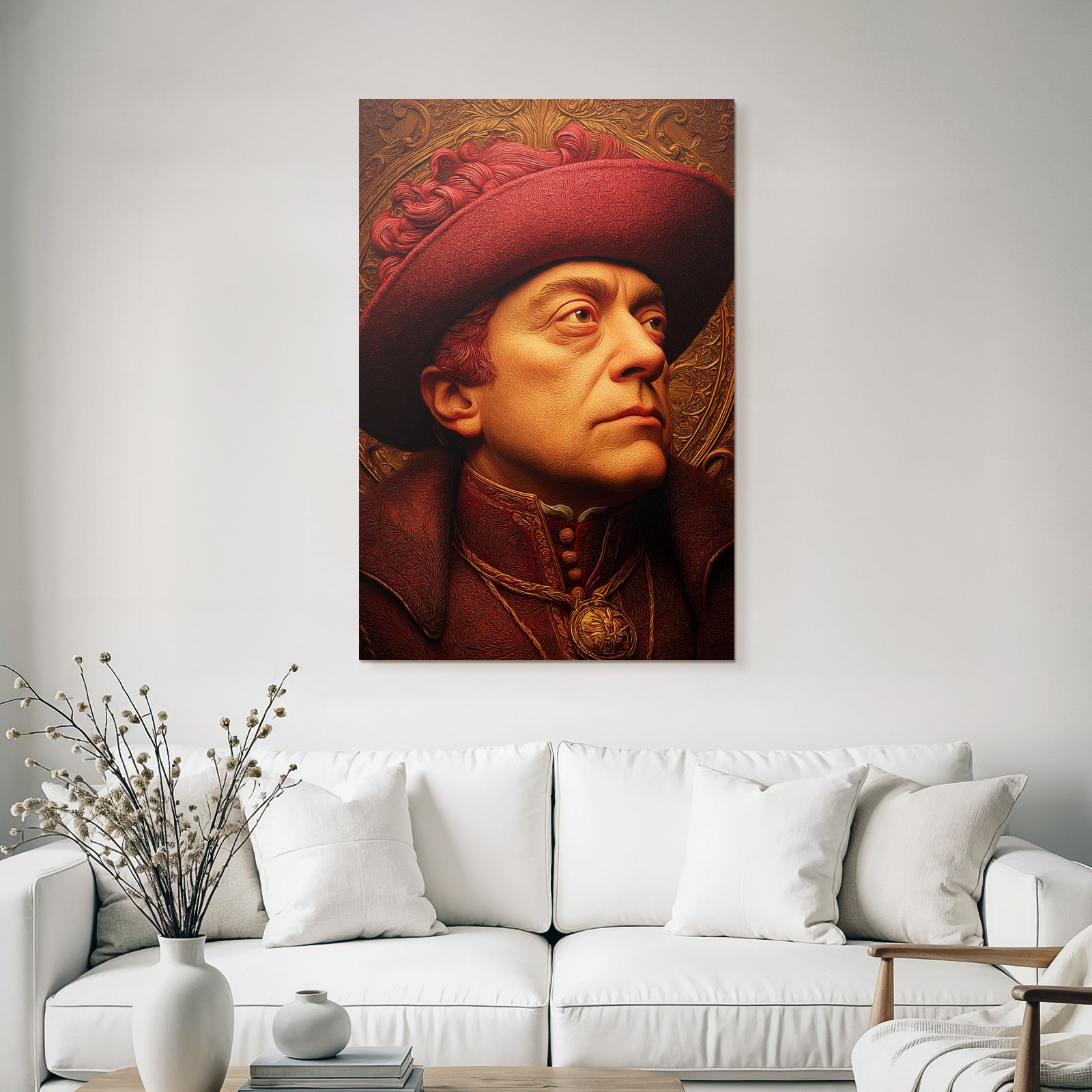 Historische Portrait Kleidung Mit Verzierten Accessoires