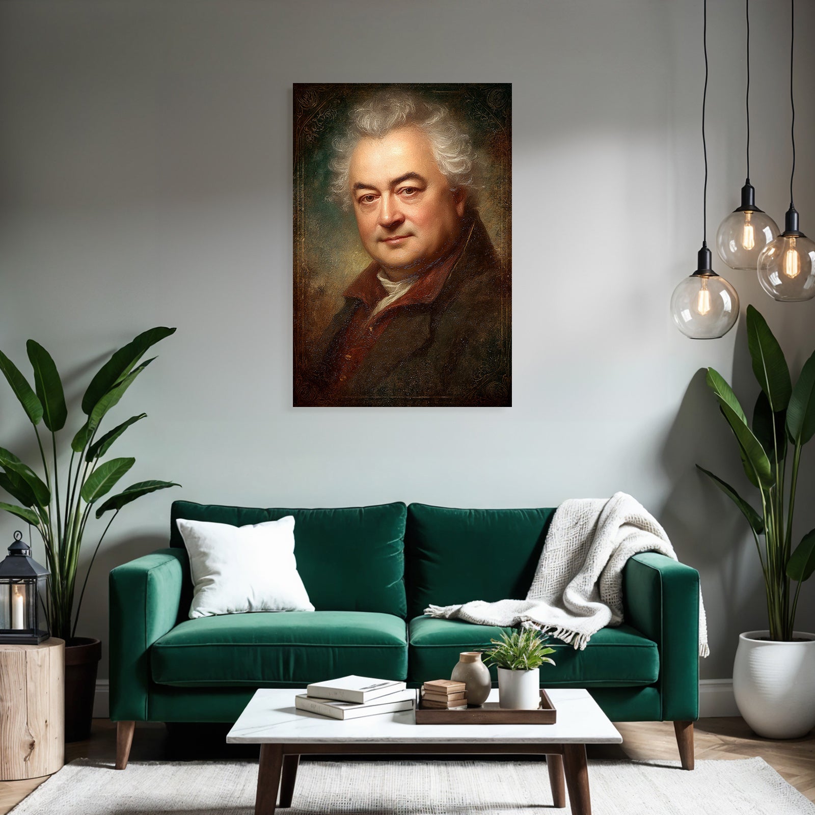 Historisches Portrait Von Einem Mann
