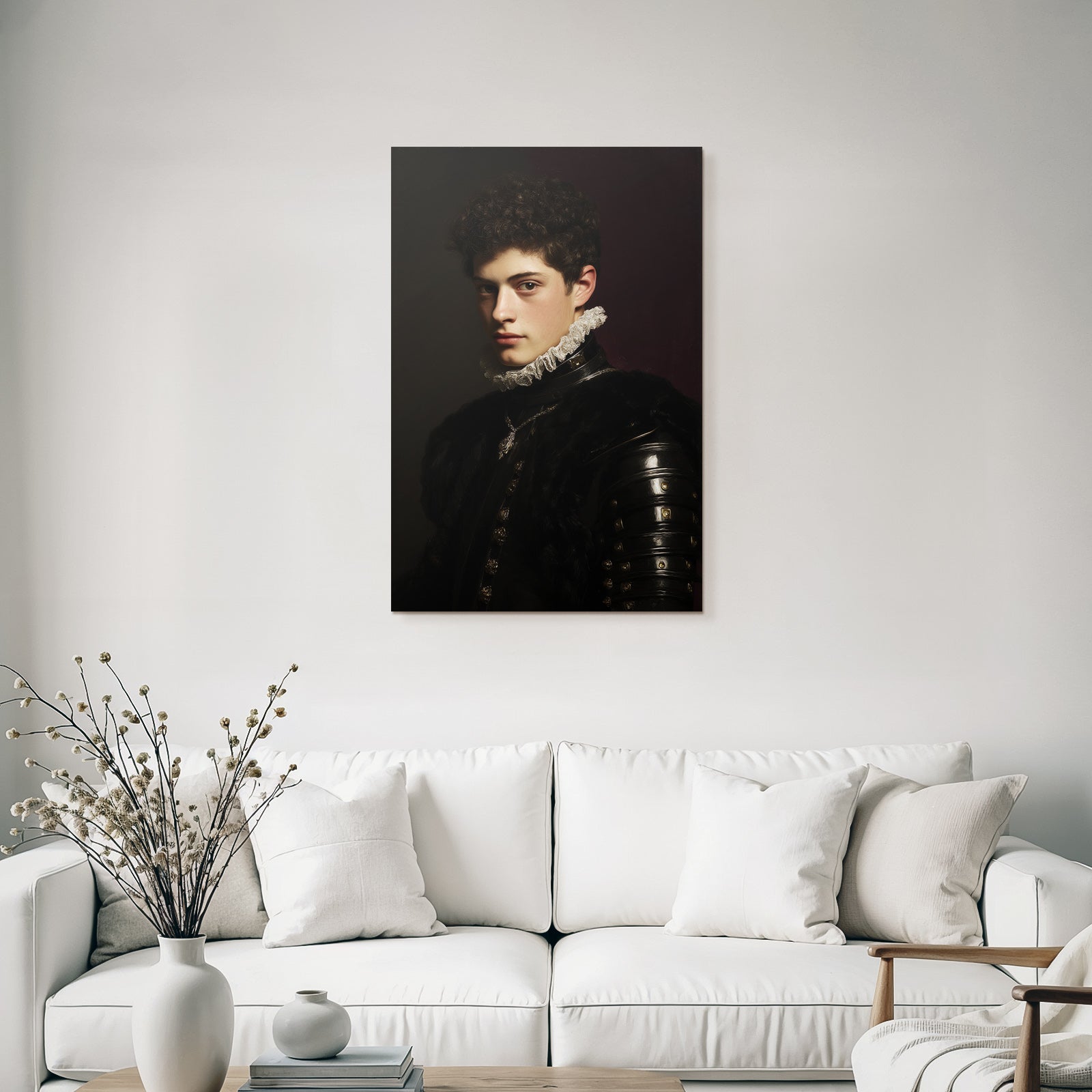 Junger Mann In Historischer Kleidung Portrait