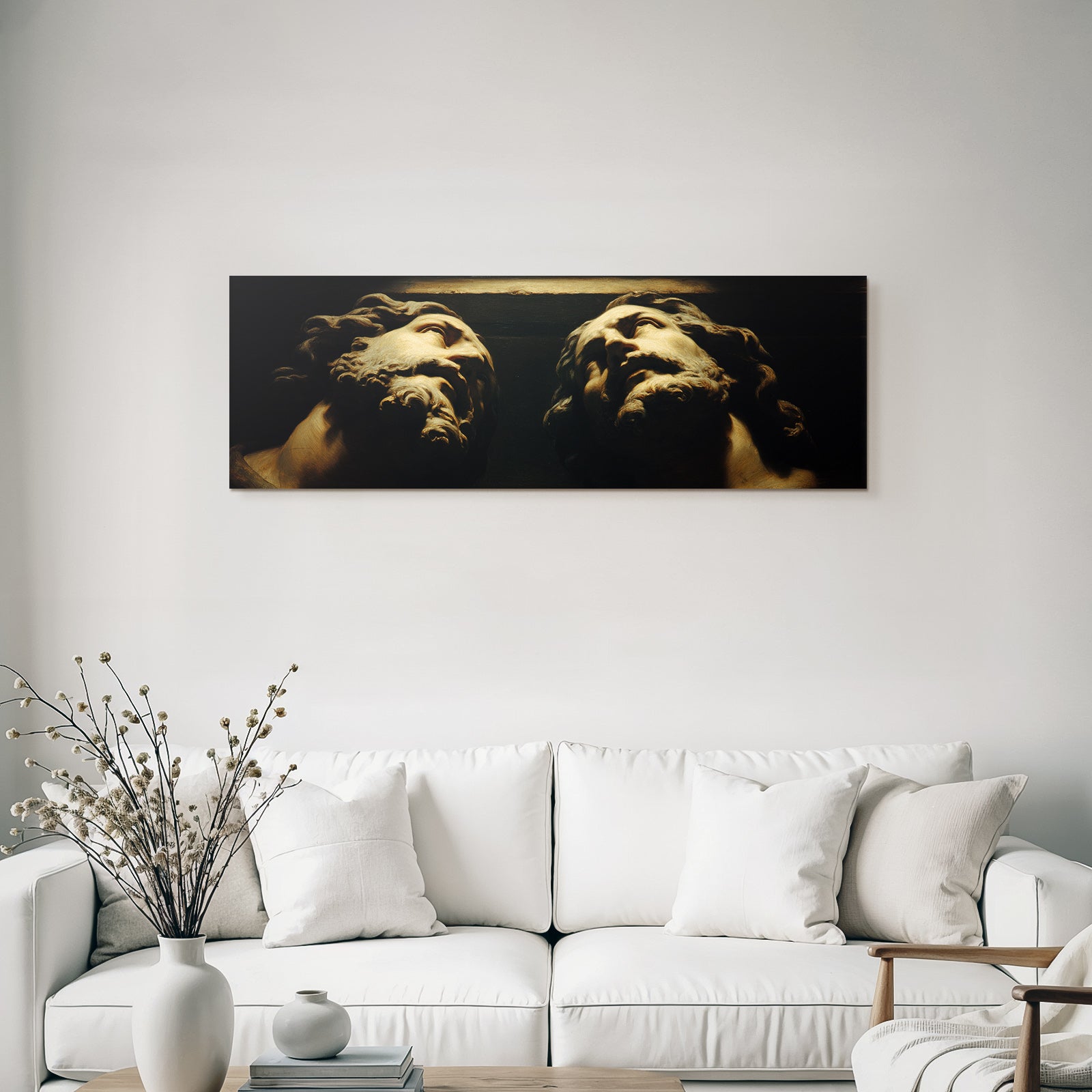 Sculpted Heads E Baroque Art With Dramatic Lighting
