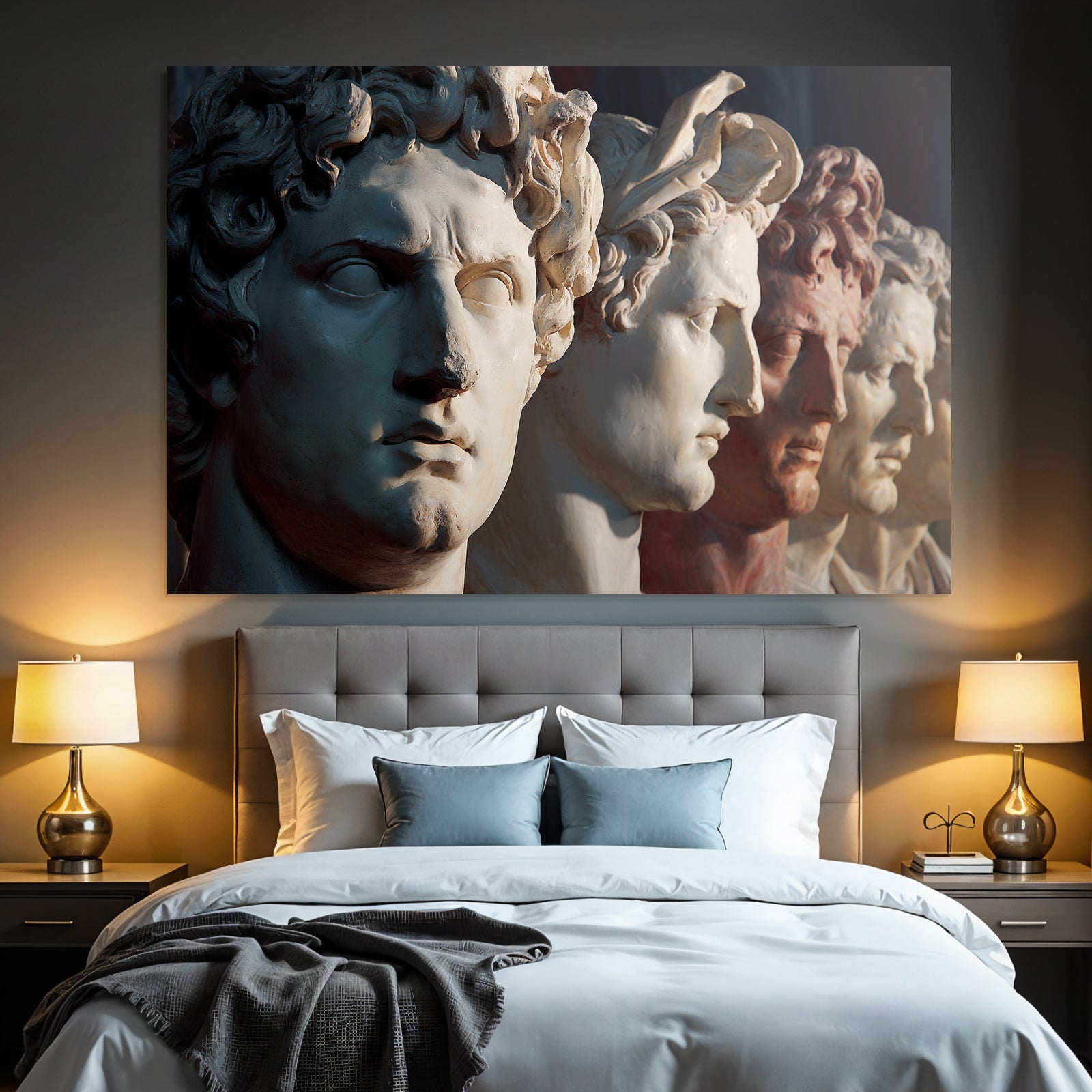 Sculpted Head Figures Ancient Art