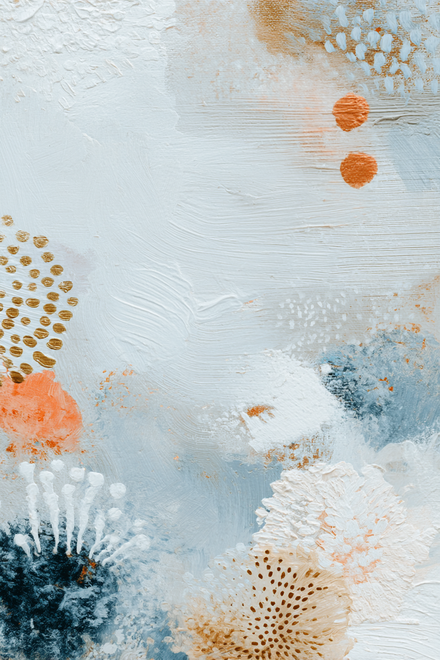 Skandenavisch Abstraktes Gemaelde Mit Textur Und Farben | Skandinavisch | Einrichtungsstile