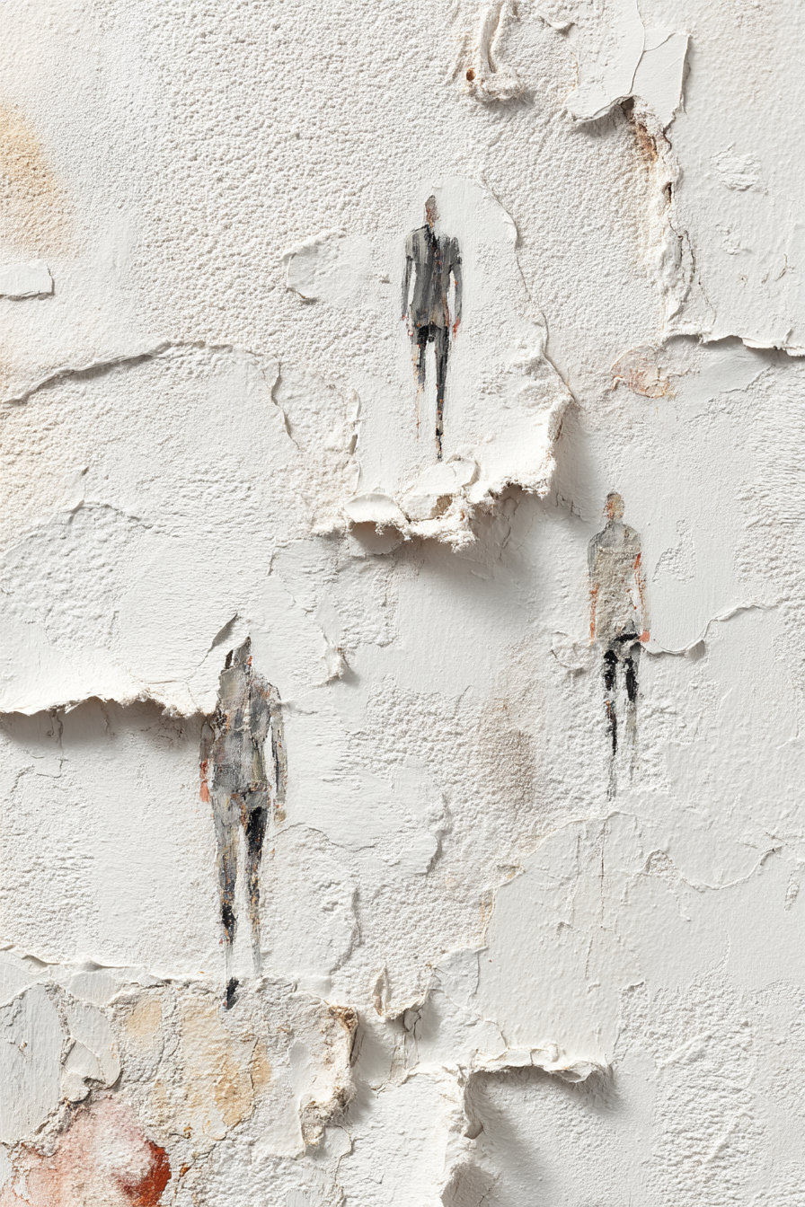 Skandenavisch Flackernde Figuren Abstrakte Kunst | Skandinavisch | Einrichtungsstile