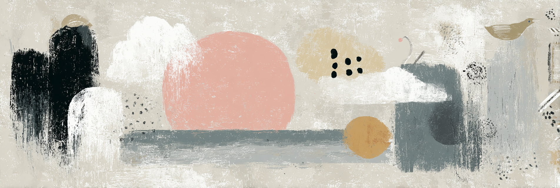 Skandenavisch Abstrakte Kuenstlerische Malerei Mit Formen Und Farben | Skandinavisch | Einrichtungsstile