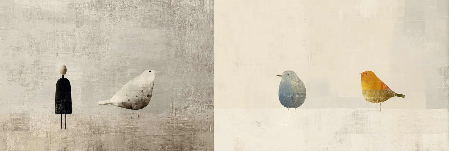 Skandenavisch Digitaler Kunstwerk Von Stilisierten Voegeln Jpg | Skandinavisch | Einrichtungsstile