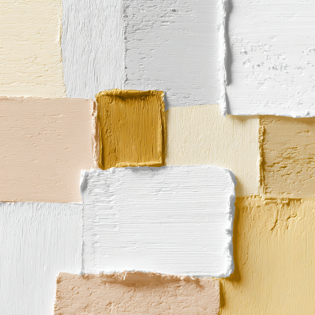 Skandenavisch Abstrakte Zusammensetzung Farbige Elemente | Skandinavisch | Einrichtungsstile