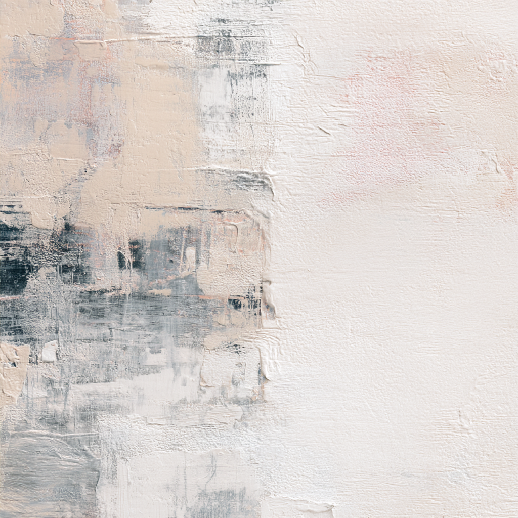 Skandenavisch Abstraktes Gemaelde Beige Grau Weiss Textur | Skandinavisch | Einrichtungsstile