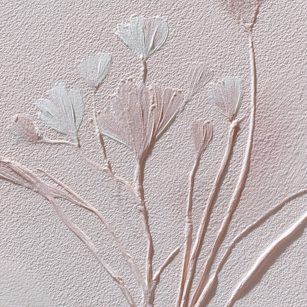 Skandenavisch Botanische Klartexturierte Kunstwerk | Skandinavisch | Einrichtungsstile