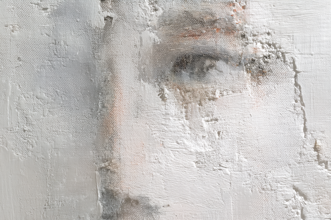 Skandenavisch Abstrakte Gesicht Details Malerei Texture | Skandinavisch | Einrichtungsstile