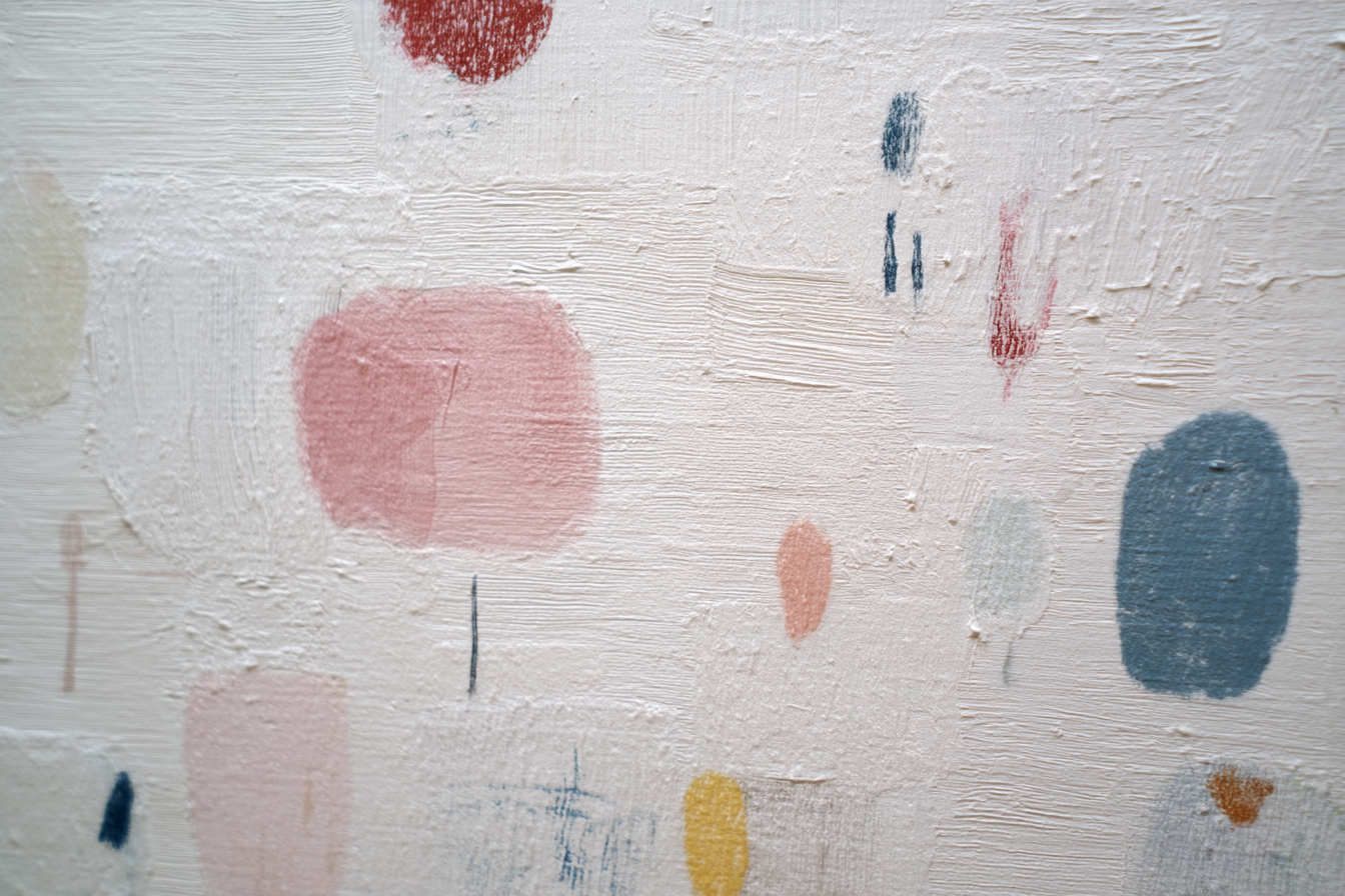 Skandenavisch Abstraktes Gemaelde In Verschiedenen Farben | Skandinavisch | Einrichtungsstile