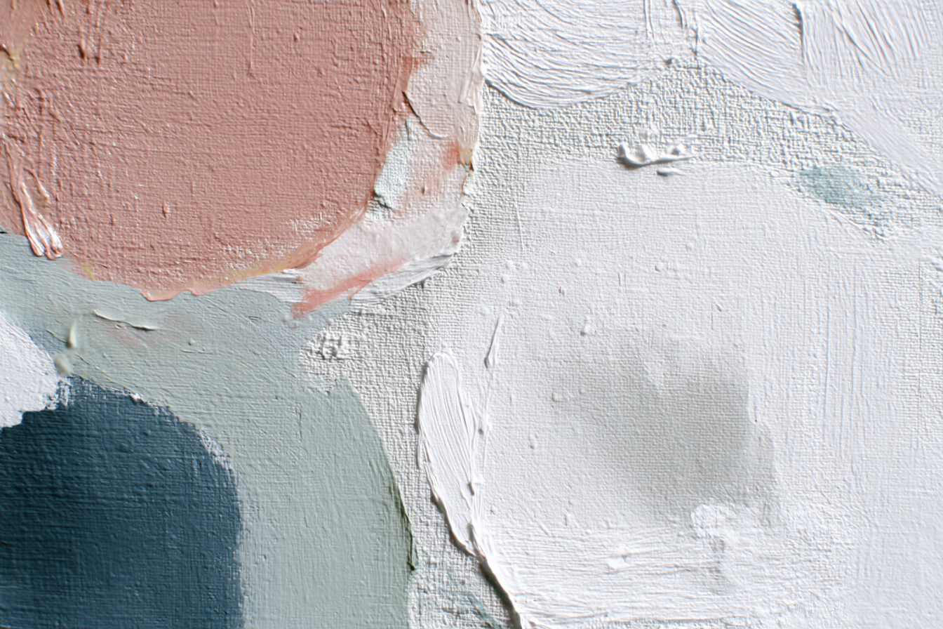 Skandenavisch Abstraktes Gemaelde Von Farben Und Texturen | Skandinavisch | Einrichtungsstile