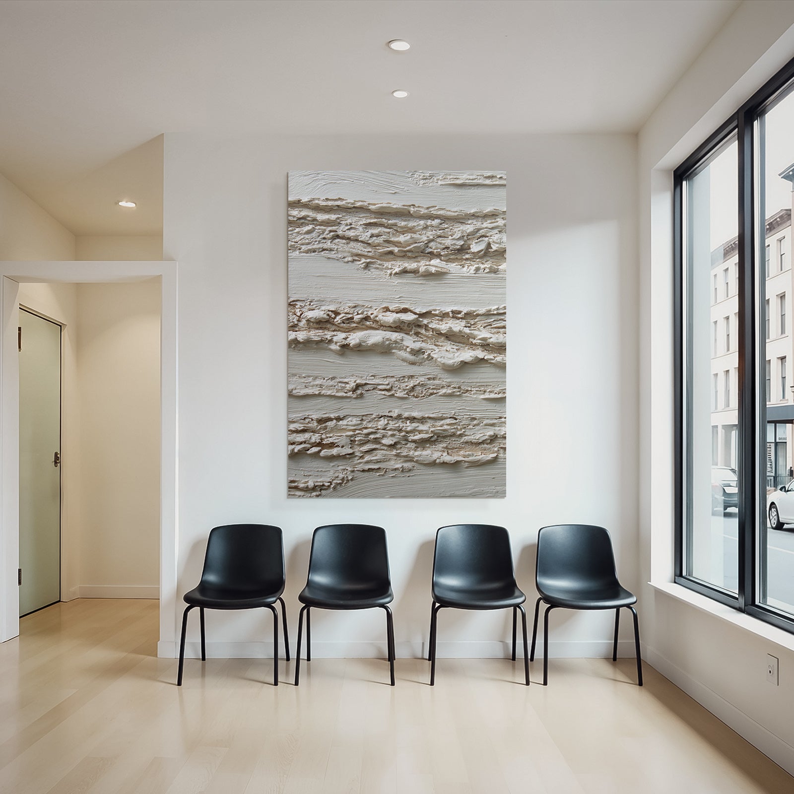 Textured Surface Abstract Art Decorative Finish