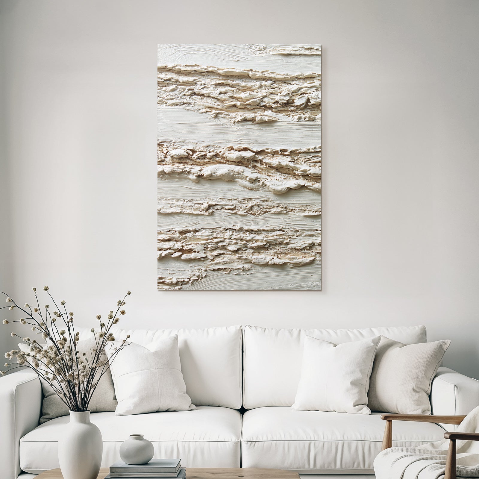 Textured Surface Abstract Art Decorative Finish