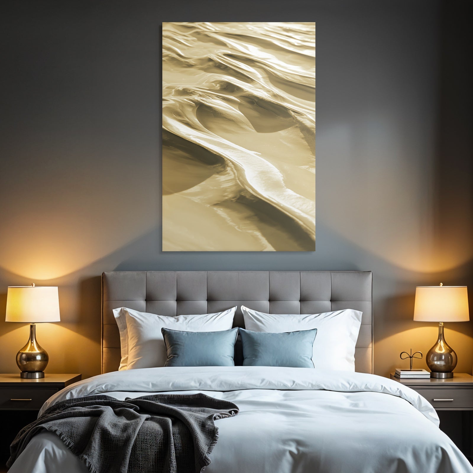 Textured Surfaces Sand Dunes Or Waves Abstract