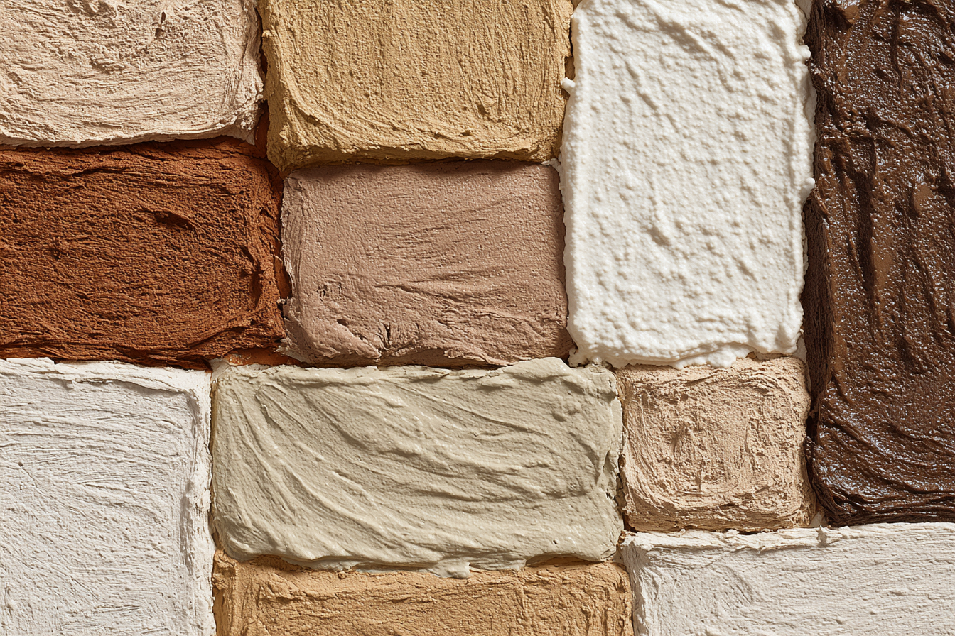 Texturen Von Farbe Und Putz Farbswatches | Gold und Beige | Farbenwelten