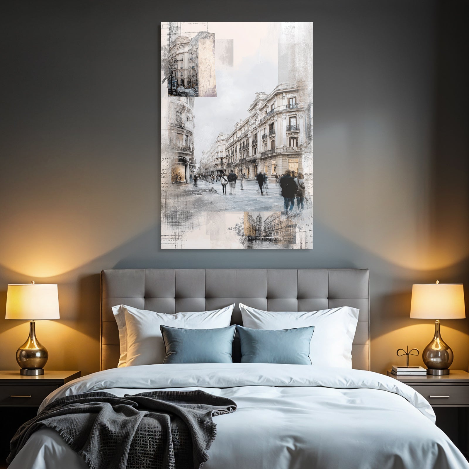 City Scenes Digital Art Collage Urban Atmosphere