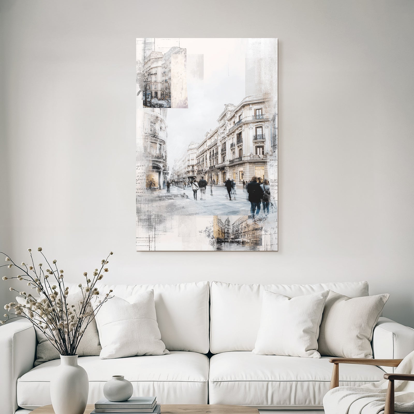 City Scenes Digital Art Collage Urban Atmosphere