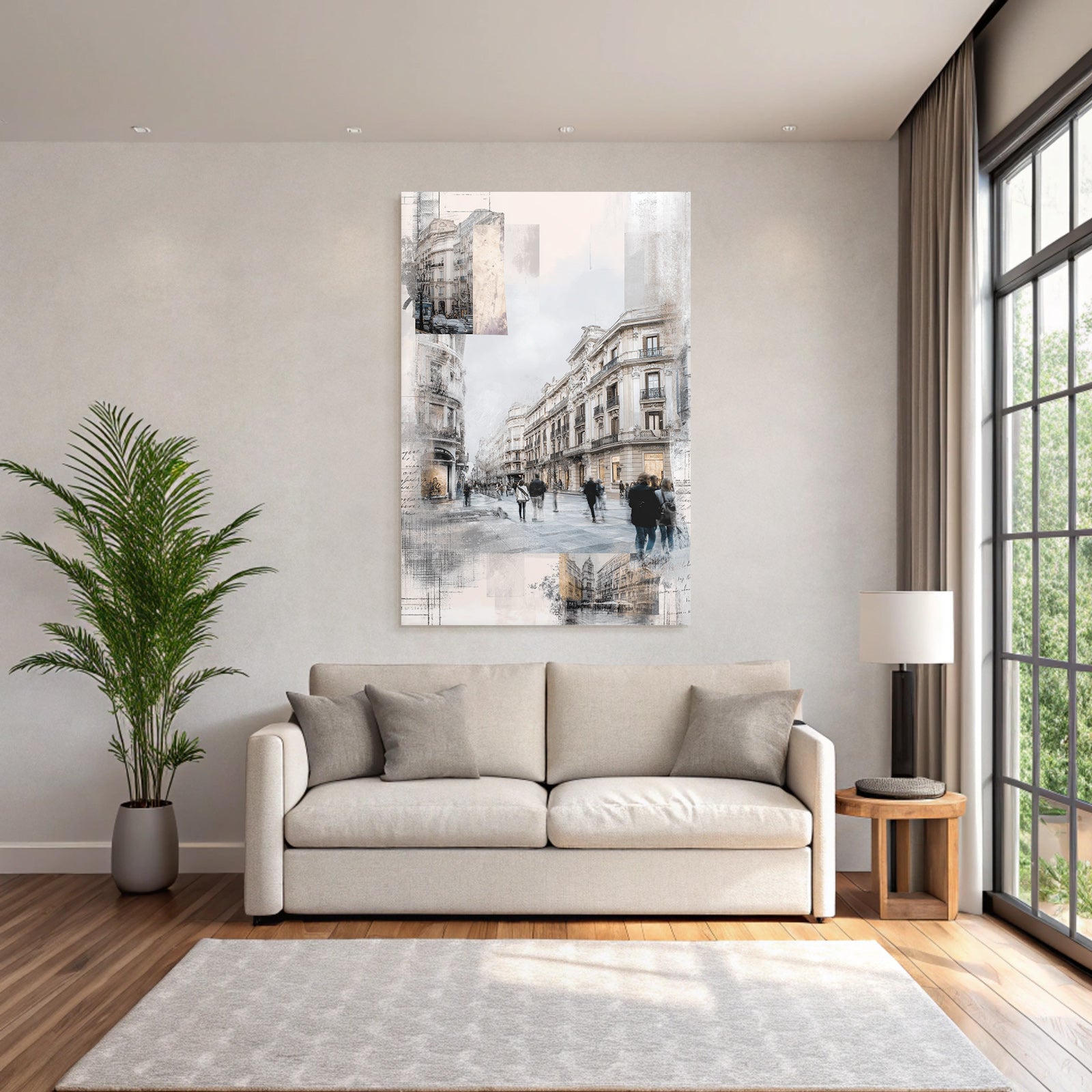 City Scenes Digital Art Collage Urban Atmosphere