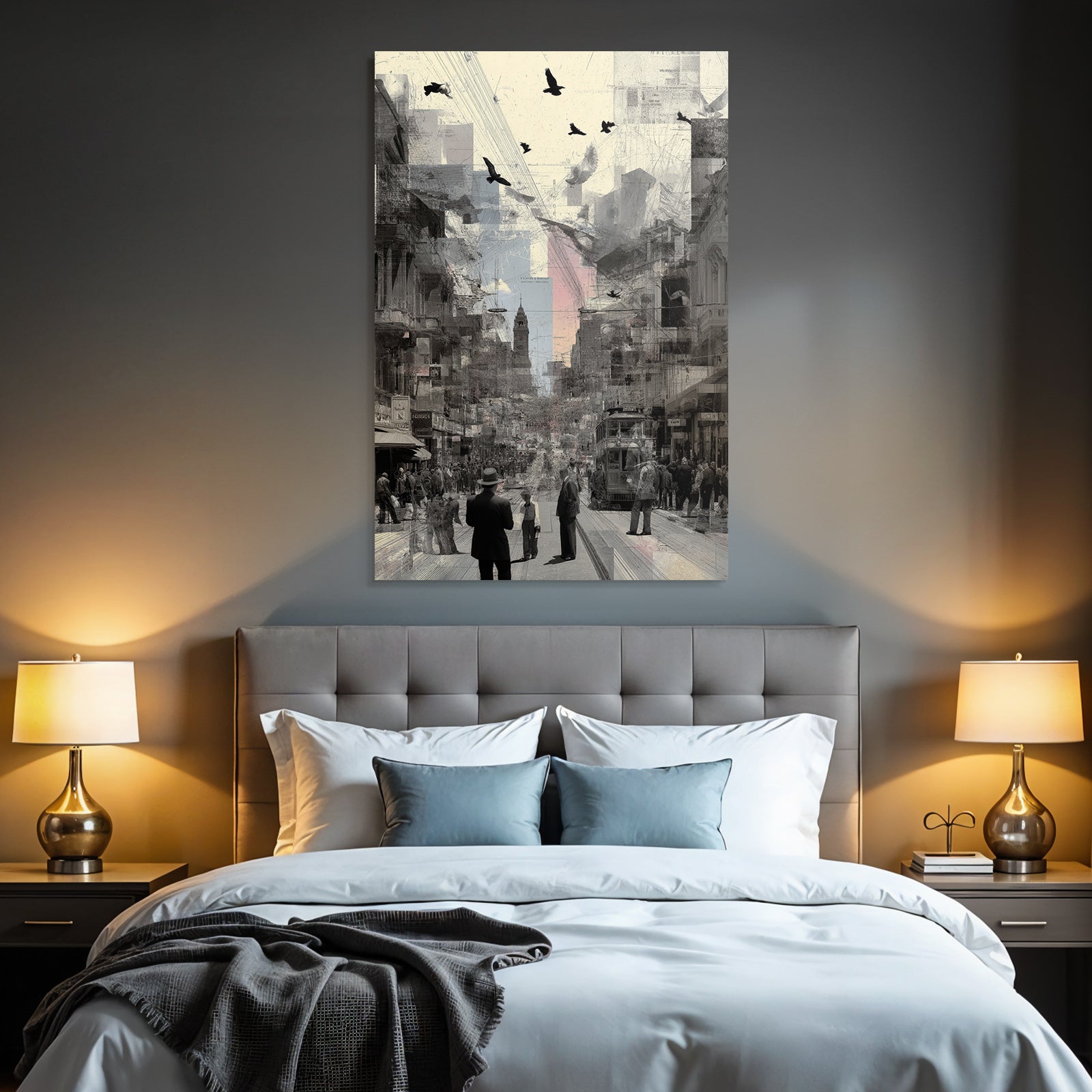 City Scenes With Historical And Modern Elements