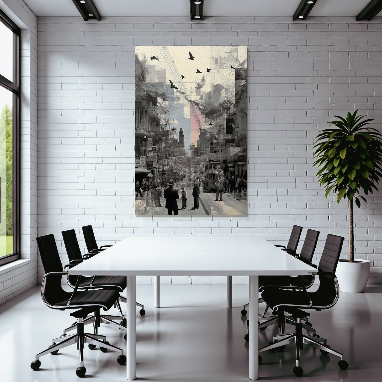 City Scenes With Historical And Modern Elements