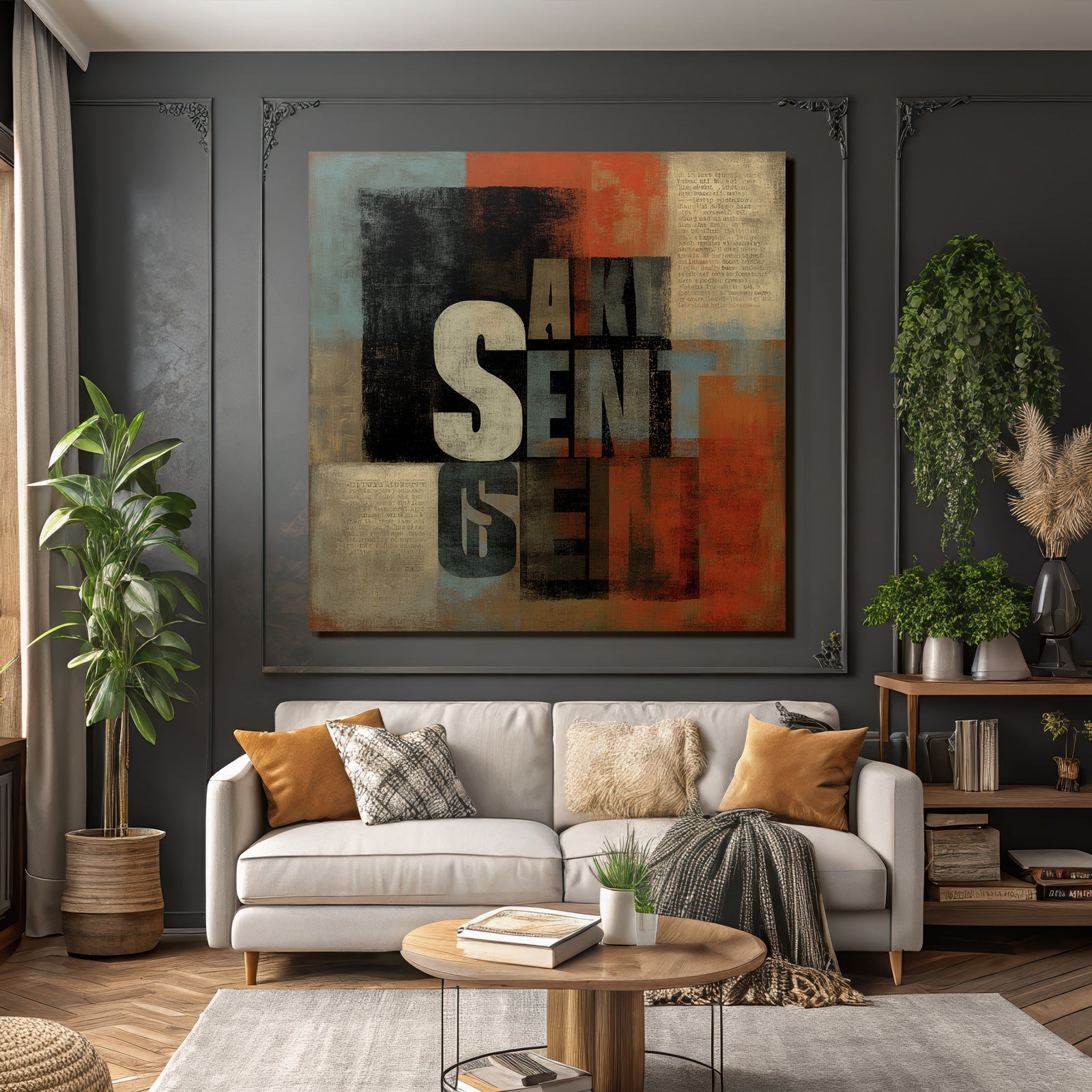 Sent Sent Aki Abstrakte Kunst