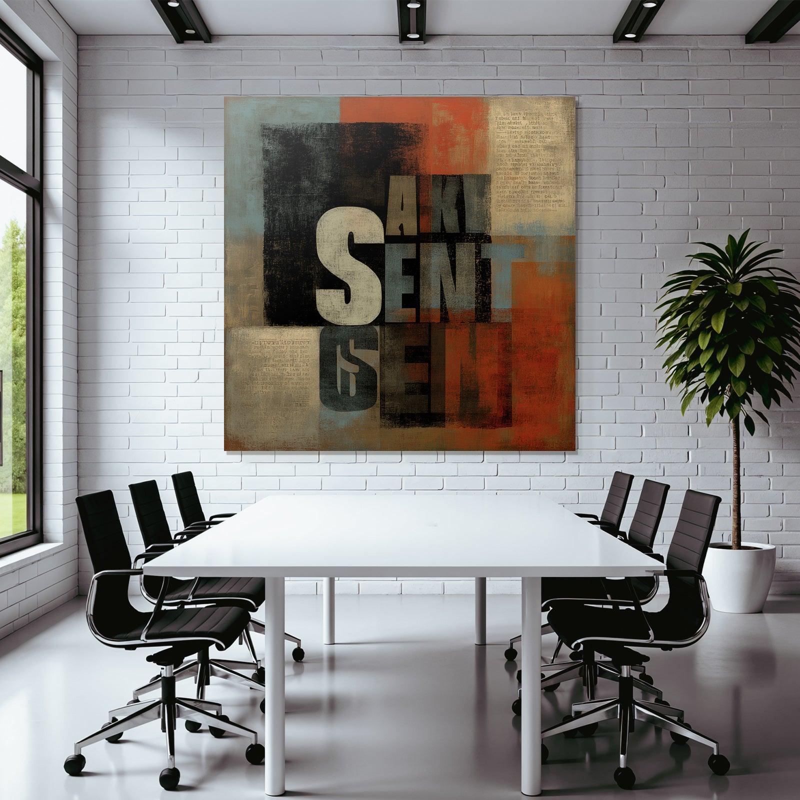 Sent Sent Aki Abstrakte Kunst