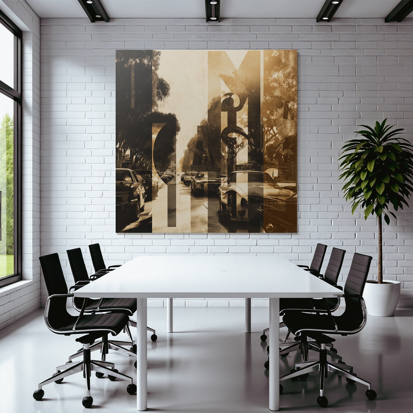 City Scene Car Culture Vintage Artistry