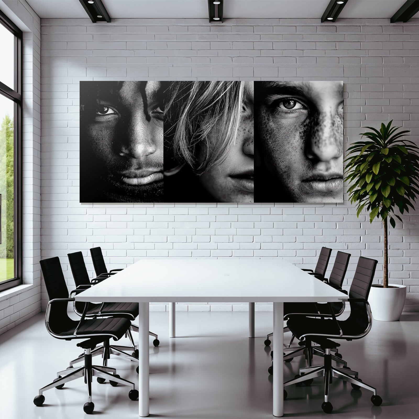 Schwarz Weiss Portraits Face Ausdrücke Individualität