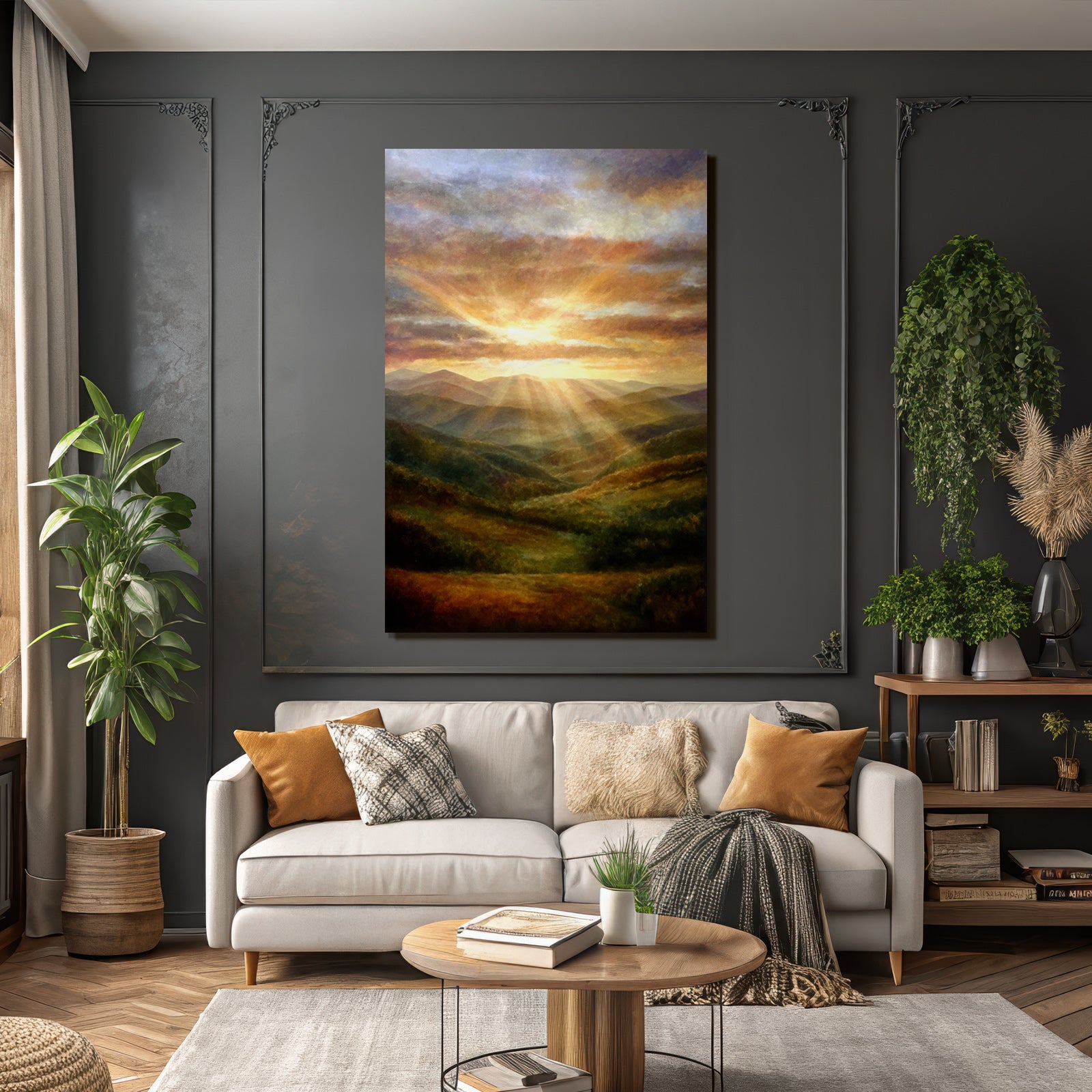 Sunrise Over The Mountains